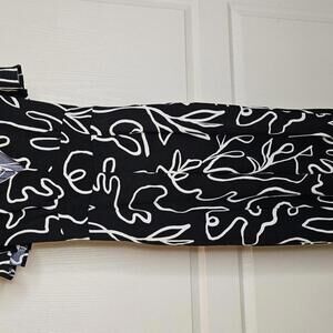 Montesu Los Angeles Black & White Abstract Jumpsuit - Size XS